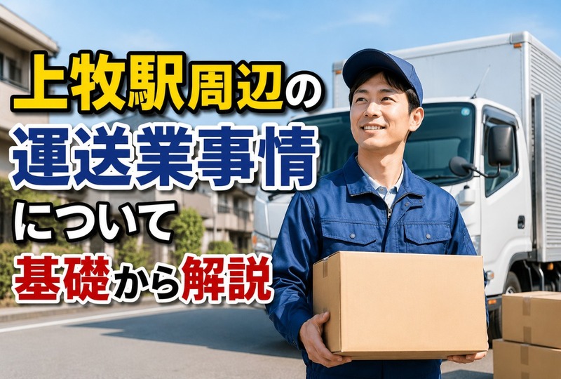 画像609：上牧駅周辺の運送業事情について基礎から解説